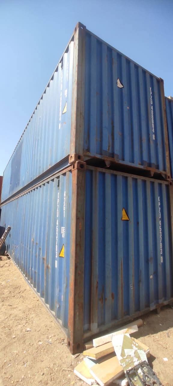 حاويات غرفتين وحمام وافيس مجهزه